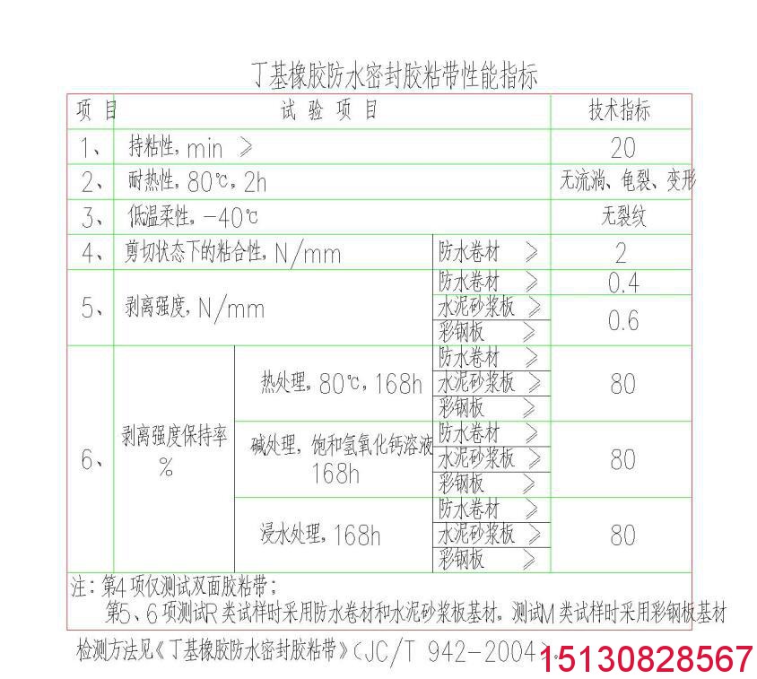 自粘性橡膠薄板 雙面未硫化丁基自粘膠帶 防水密封**2